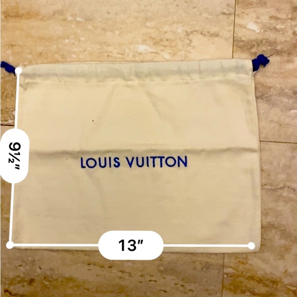XX SOLD XX Louis Vuitton dust bag 9 L x 13 W approximately - EUC - Picture 1 of 2